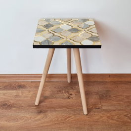 Hanah Home Mesa Auxiliar Shp136 Beige